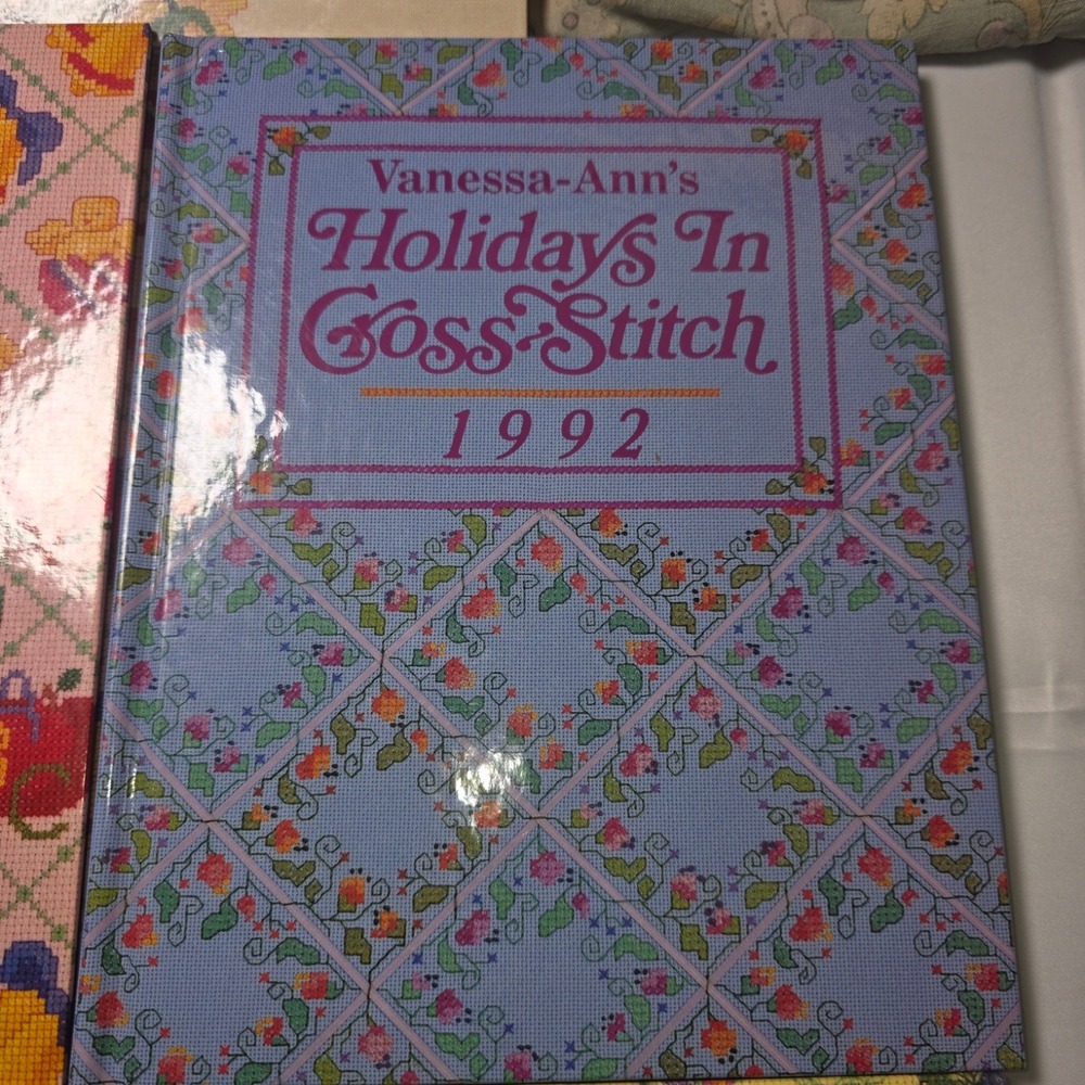 5 Vanessa Ann Collection Holidays In Cross-Stitch 1990-1993 Mother's Garden - Picture 5 of 9